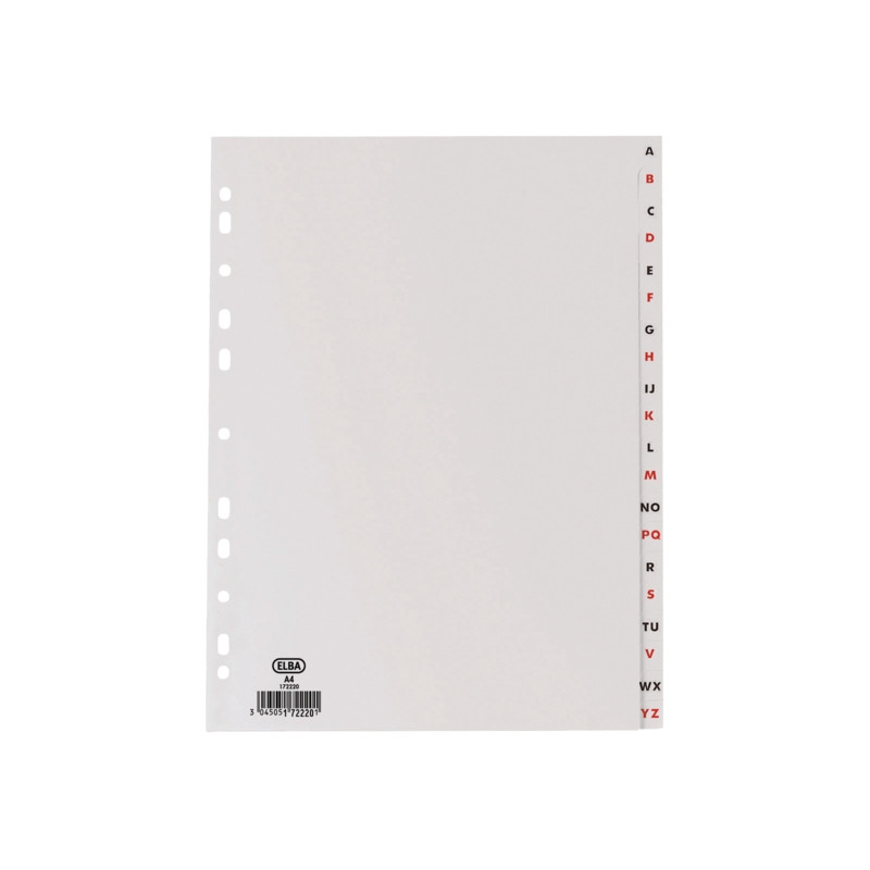 Elba Indice Alfabetico Folio 20 Posiciones - 3,28€