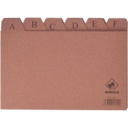 Mariola Indice A-Z Nº4 para Fichero Compatible - 4,11€