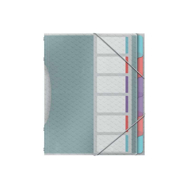 Esselte Colour'Breeze Clasificador con 6 Pestañas Multicolor