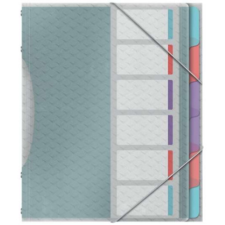 Esselte Colour'Breeze Clasificador con 6 Pestañas Multicolor