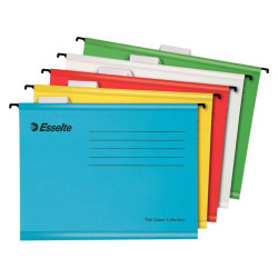 Esselte Classic Pack de 10 Carpetas Colgantes Reforzadas A4