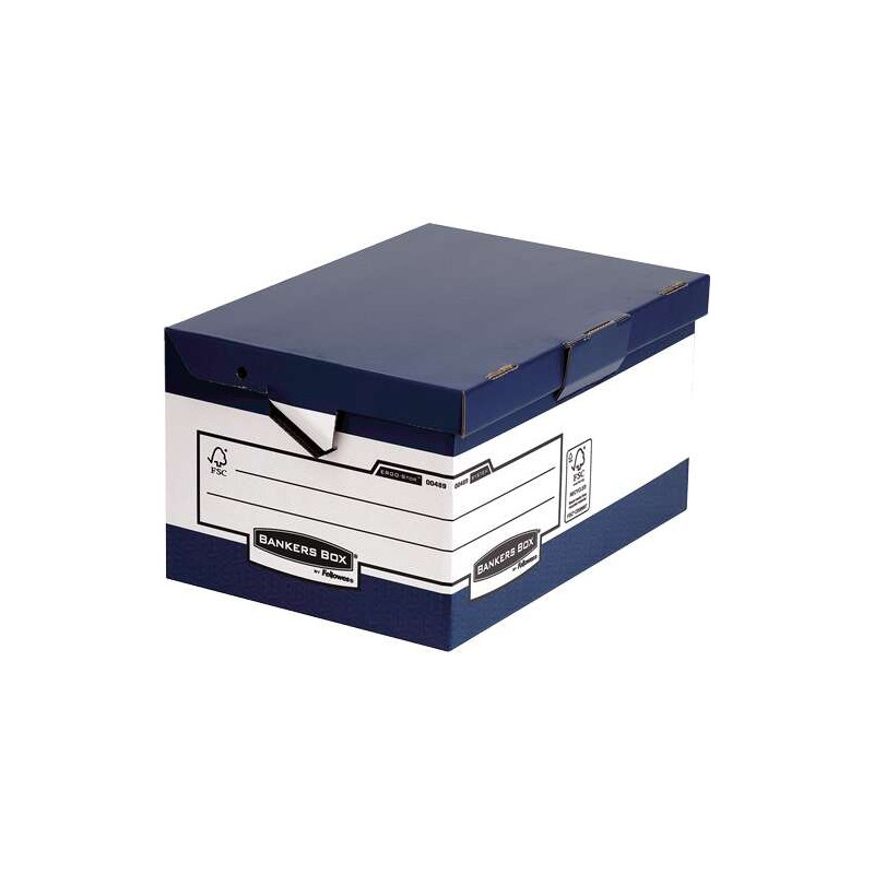 Fellowes Bankers Box Ergo-Stor Maxi Contenedor de Archivos con Asas Ergonomicas (10u.)