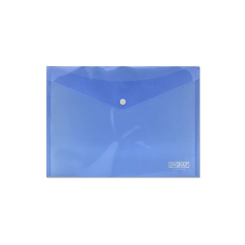 Ingraf Sobre Portadocumentos A4 Azul Compatible - 4,60€