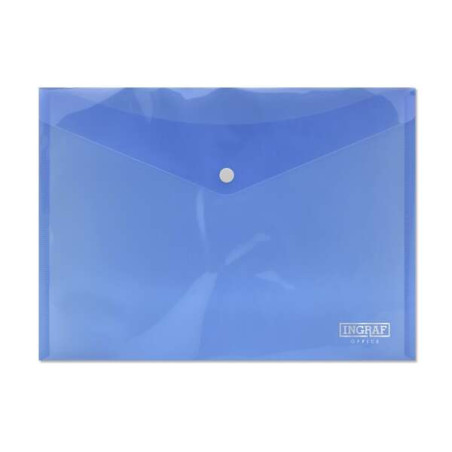 Ingraf Sobre Portadocumentos A4 Azul Compatible - 4,60€