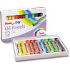 Pentel Oil Pastels Pack de 12 Pasteles Oleo - 1,62€