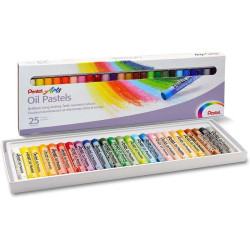 Pentel Oil Pastels Pack de 25 Pasteles Oleo - 3,07€