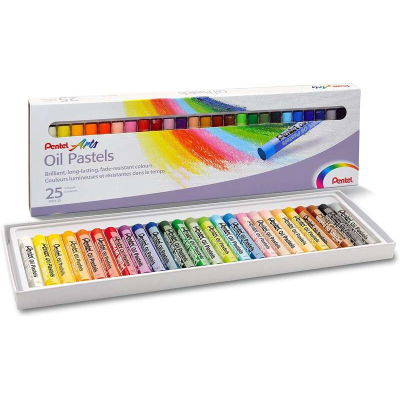 Pentel Oil Pastels Pack de 25 Pasteles Oleo - 3,07€