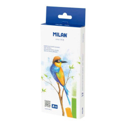 Milan Art Pack de 12 Pasteles Blandos Compatible - 4,34€