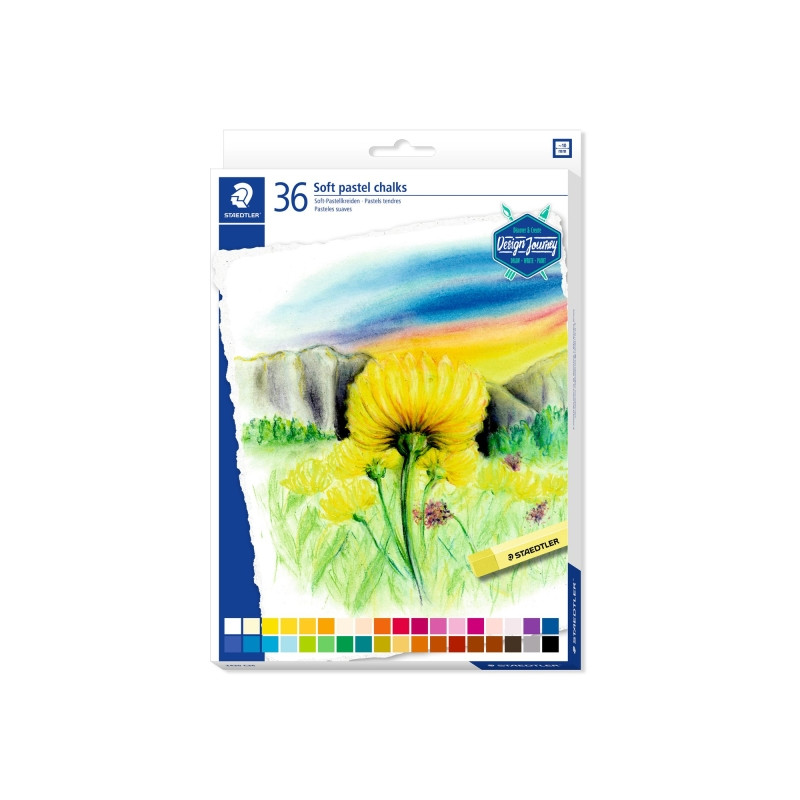 Staedtler 2430 Pack de 36 Pasteles Suaves - 33,95€