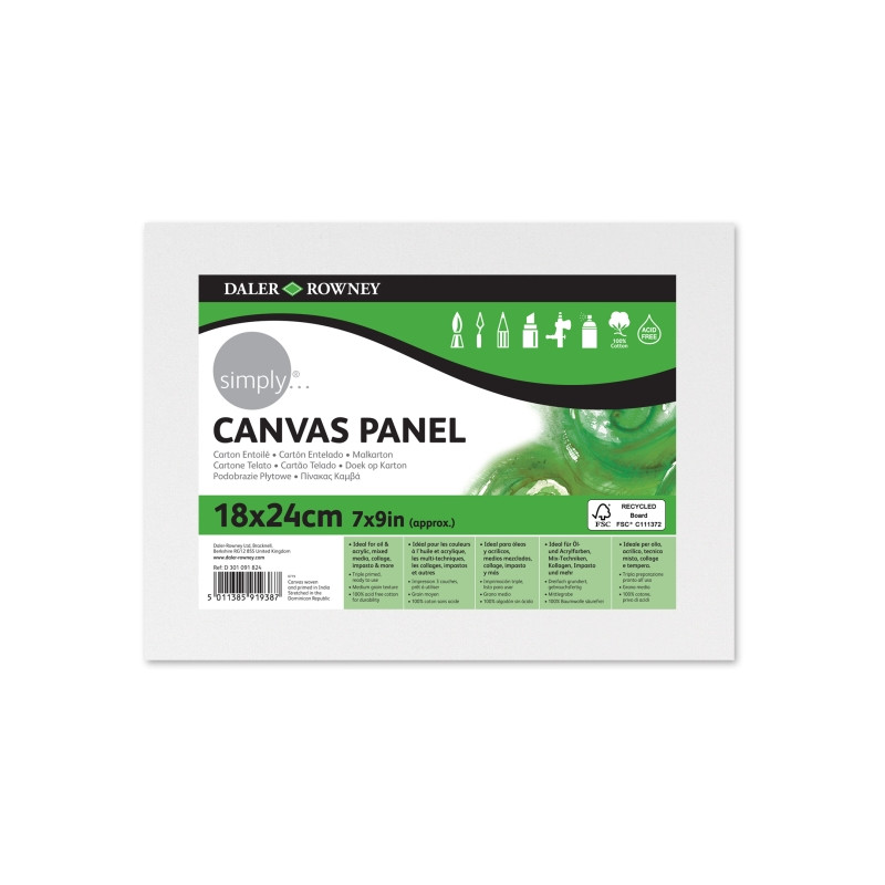 Daler-Rowney Daler Rowney Simply Carton Entelado - 1,63€