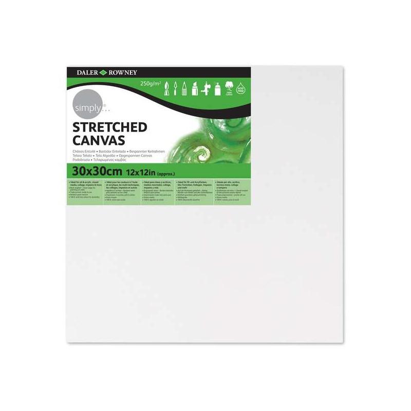 Daler-Rowney Daler Rowney Simply Bastidor Entelado 30x30cm