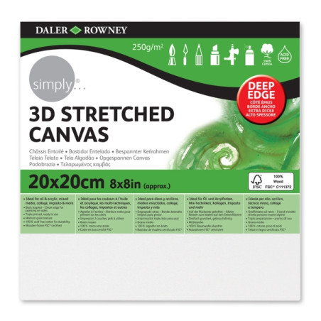 Daler-Rowney Daler Rowney Simply Bastidor Entelado 3D 