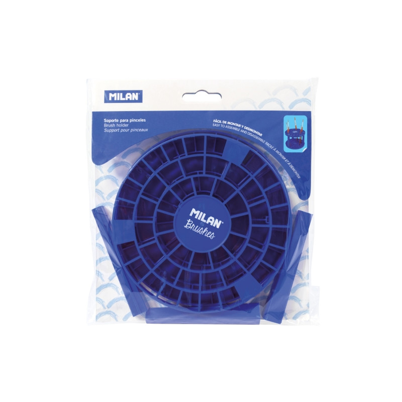 Milan Soporte para Pinceles con 49 Agujeros - 4,30€