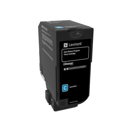 Tóner Lexmark CS720/CS725/CX725 Cyan Original - 175,85€