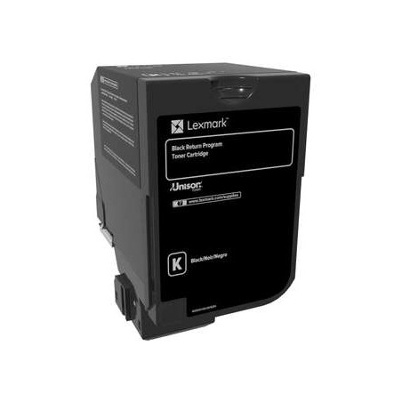 Tóner Lexmark CS720/CS725/CX725 Negro Original - 117,10€