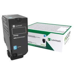 Tóner Lexmark CS727/CS728/CX727 Cyan Original - 303,82€