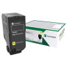 Tóner Lexmark CS727/CS728/CX727 Amarillo Original - 303,82€