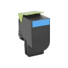 Tóner Lexmark CX410/CX510 Cyan Original - 153,06€